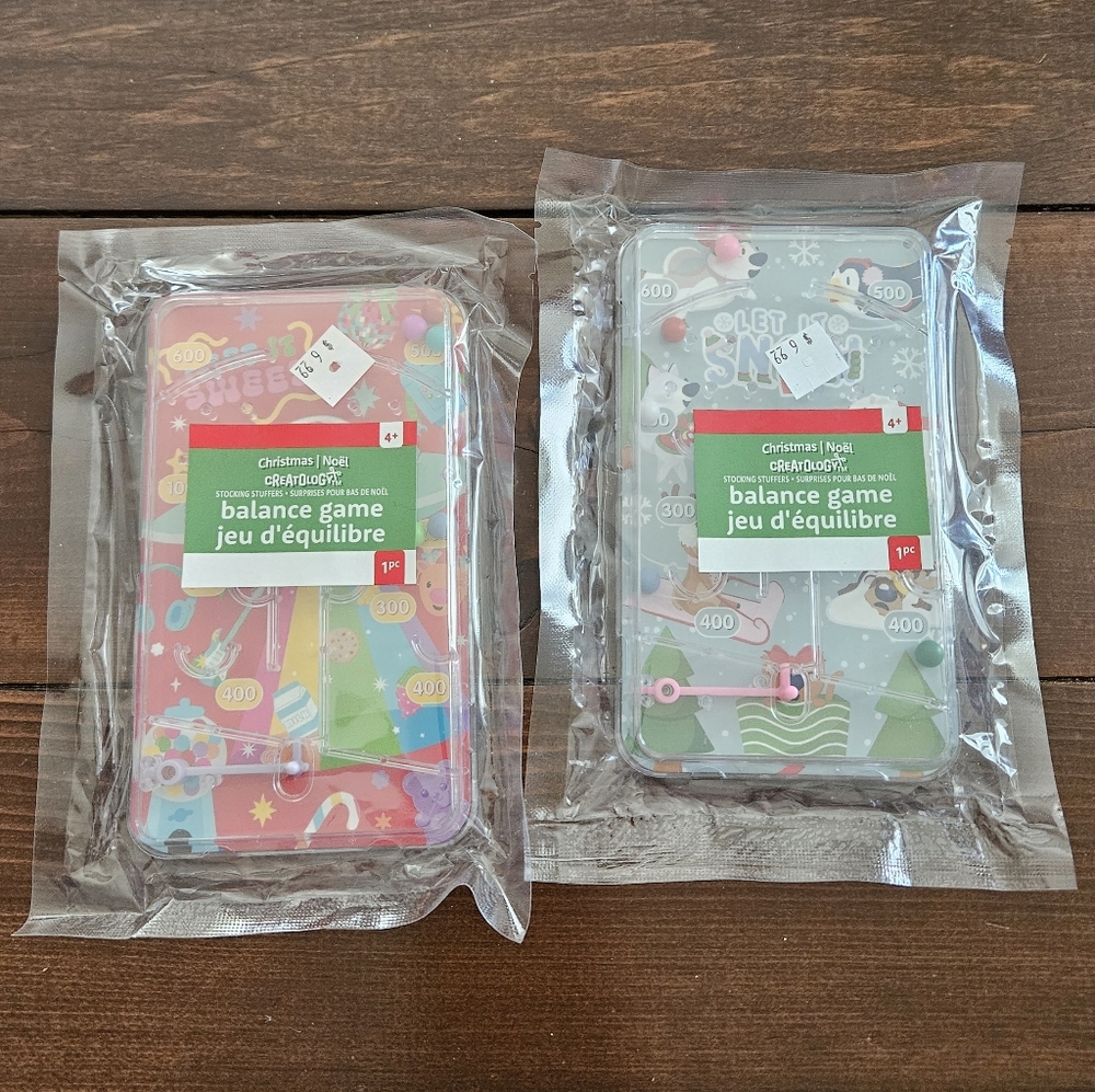 Ashland Christmas Set of 2 Balance‎ Games NEW Stocking Stuffers